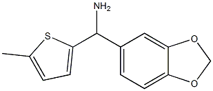 2H-1,3-benzodioxol-5-yl(5-methylthiophen-2-yl)methanamine Structure