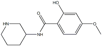2-hydroxy-4-methoxy-N-piperidin-3-ylbenzamide Structure