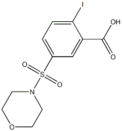 2-iodo-5-(morpholin-4-ylsulfonyl)benzoic acid|
