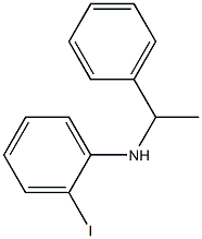 2-iodo-N-(1-phenylethyl)aniline 结构式