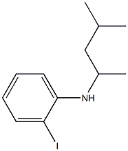 2-iodo-N-(4-methylpentan-2-yl)aniline 结构式