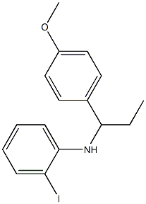 2-iodo-N-[1-(4-methoxyphenyl)propyl]aniline
