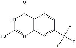 2-mercapto-7-(trifluoromethyl)quinazolin-4(3H)-one Struktur