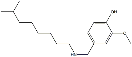 2-methoxy-4-{[(7-methyloctyl)amino]methyl}phenol