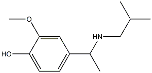 2-methoxy-4-{1-[(2-methylpropyl)amino]ethyl}phenol