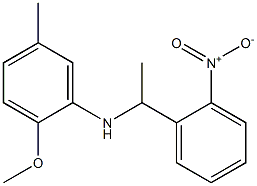 2-methoxy-5-methyl-N-[1-(2-nitrophenyl)ethyl]aniline