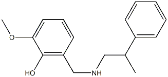 2-methoxy-6-{[(2-phenylpropyl)amino]methyl}phenol