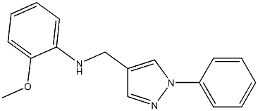 2-methoxy-N-[(1-phenyl-1H-pyrazol-4-yl)methyl]aniline