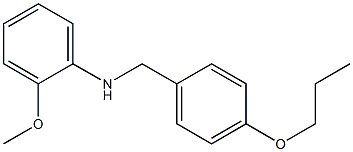 2-methoxy-N-[(4-propoxyphenyl)methyl]aniline