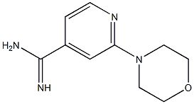 2-morpholin-4-ylpyridine-4-carboximidamide Structure