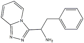 2-phenyl-1-[1,2,4]triazolo[4,3-a]pyridin-3-ylethanamine Struktur
