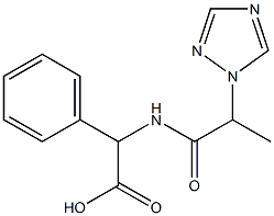 2-phenyl-2-[2-(1H-1,2,4-triazol-1-yl)propanamido]acetic acid