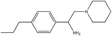 2-piperidin-1-yl-1-(4-propylphenyl)ethanamine