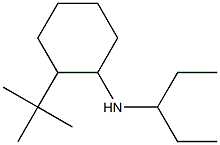 2-tert-butyl-N-(pentan-3-yl)cyclohexan-1-amine Struktur