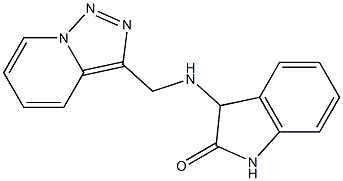 3-({[1,2,4]triazolo[3,4-a]pyridin-3-ylmethyl}amino)-2,3-dihydro-1H-indol-2-one