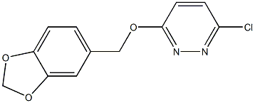 3-(1,3-benzodioxol-5-ylmethoxy)-6-chloropyridazine