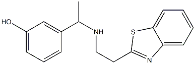 3-(1-{[2-(1,3-benzothiazol-2-yl)ethyl]amino}ethyl)phenol