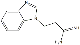 3-(1H-benzimidazol-1-yl)propanimidamide Struktur
