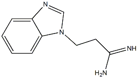 3-(1H-benzimidazol-1-yl)propanimidamide Structure