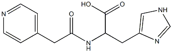 3-(1H-imidazol-4-yl)-2-[(pyridin-4-ylacetyl)amino]propanoic acid
