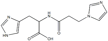 3-(1H-imidazol-4-yl)-2-{[3-(1H-imidazol-1-yl)propanoyl]amino}propanoic acid