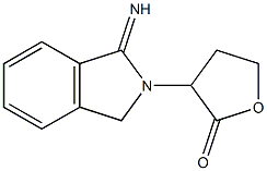 3-(1-imino-2,3-dihydro-1H-isoindol-2-yl)oxolan-2-one Struktur