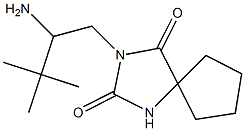 3-(2-amino-3,3-dimethylbutyl)-1,3-diazaspiro[4.4]nonane-2,4-dione Structure