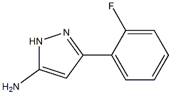 3-(2-fluorophenyl)-1H-pyrazol-5-amine Structure