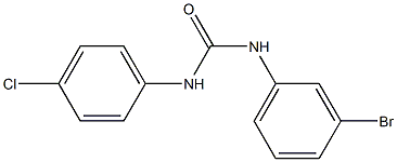 3-(3-bromophenyl)-1-(4-chlorophenyl)urea Structure