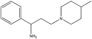 3-(4-methylpiperidin-1-yl)-1-phenylpropan-1-amine Struktur