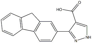3-(9H-fluoren-2-yl)-1H-pyrazole-4-carboxylic acid|