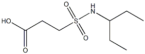 3-(pentan-3-ylsulfamoyl)propanoic acid