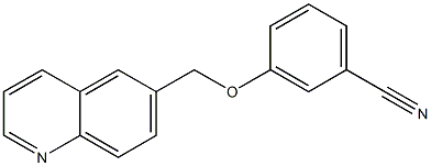 3-(quinolin-6-ylmethoxy)benzonitrile