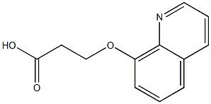 3-(quinolin-8-yloxy)propanoic acid Structure