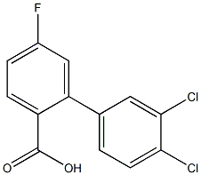 3',4'-dichloro-5-fluoro-1,1'-biphenyl-2-carboxylic acid Structure