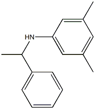 3,5-dimethyl-N-(1-phenylethyl)aniline Structure