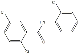 3,6-dichloro-N-(2-chlorophenyl)pyridine-2-carboxamide Structure
