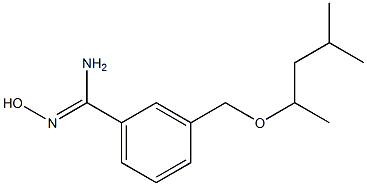 3-[(1,3-dimethylbutoxy)methyl]-N'-hydroxybenzenecarboximidamide