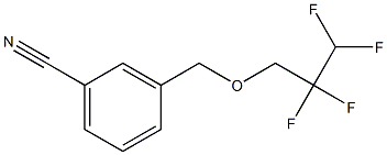  3-[(2,2,3,3-tetrafluoropropoxy)methyl]benzonitrile