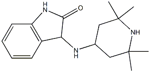 3-[(2,2,6,6-tetramethylpiperidin-4-yl)amino]-2,3-dihydro-1H-indol-2-one Struktur