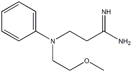 3-[(2-methoxyethyl)(phenyl)amino]propanimidamide