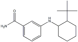 3-[(2-tert-butylcyclohexyl)amino]benzamide Structure