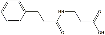 3-[(3-phenylpropanoyl)amino]propanoic acid Structure