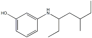 3-[(5-methylheptan-3-yl)amino]phenol
