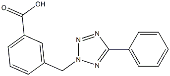 3-[(5-phenyl-2H-1,2,3,4-tetrazol-2-yl)methyl]benzoic acid