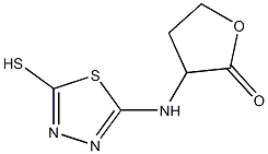 3-[(5-sulfanyl-1,3,4-thiadiazol-2-yl)amino]oxolan-2-one