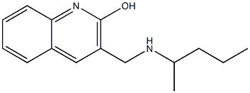 3-[(pentan-2-ylamino)methyl]quinolin-2-ol