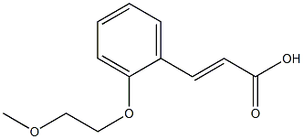3-[2-(2-methoxyethoxy)phenyl]prop-2-enoic acid|