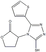 3-[3-sulfanyl-5-(thiophen-2-yl)-4H-1,2,4-triazol-4-yl]oxolan-2-one|