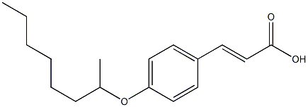 3-[4-(octan-2-yloxy)phenyl]prop-2-enoic acid